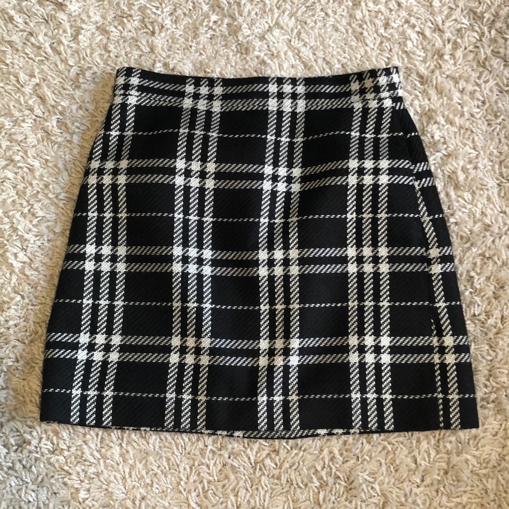 J. Crew mini skirt, 6